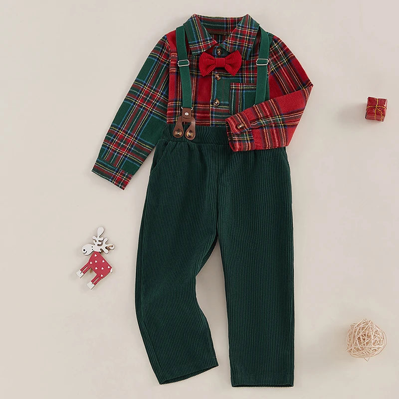 Toddler Suspender Pants Set